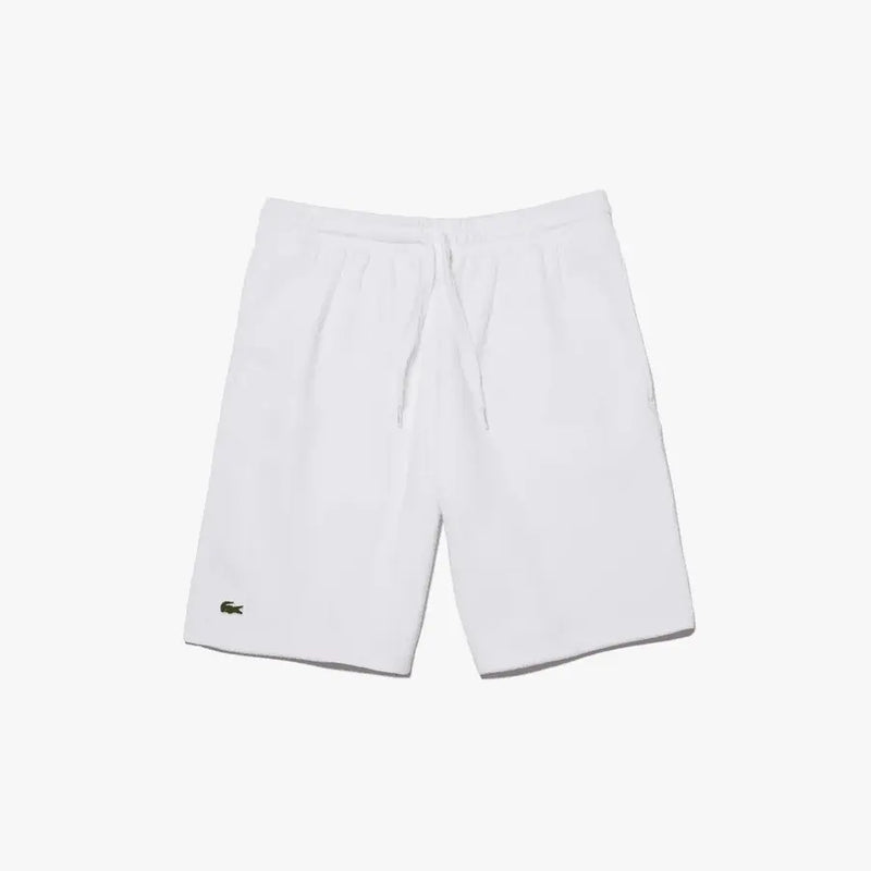 Lacoste Men's Organic Brushed Cotton Fleece Shorts - White 001