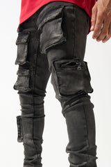 Serenede ''Current'' Cargo Jeans - Grey