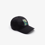 Men's Lacoste  Men’s Pennants L Organic Cotton Cap Navy Blue • HDE