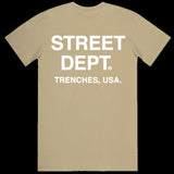 Pg Apparel Street Dept T-Shirt  - Khaki