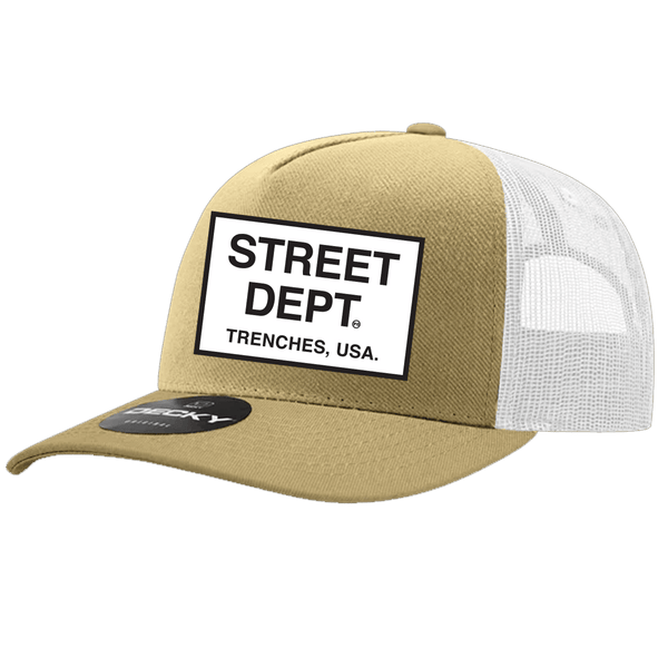 Pg Apparel Street Dept Trucker hat  - Khaki