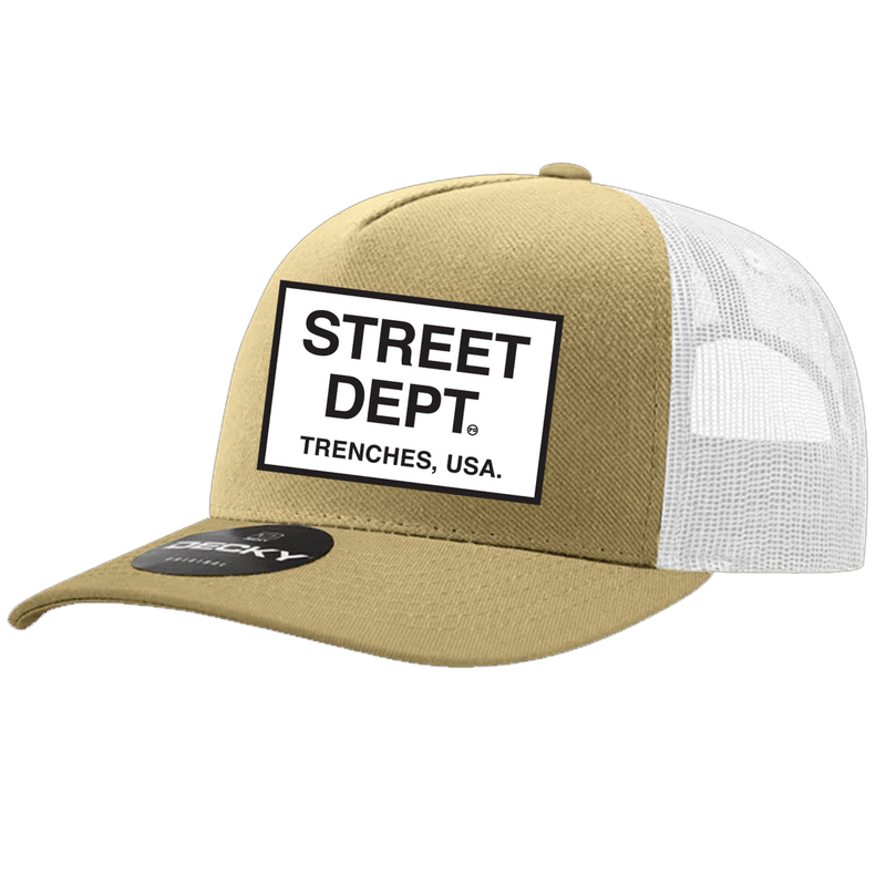 Pg Apparel Street Dept Trucker hat  - Khaki S