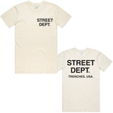 Pg Apparel Street Dept T-Shirt  - Cream