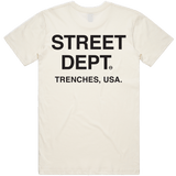 Pg Apparel Street Dept T-Shirt  - Cream