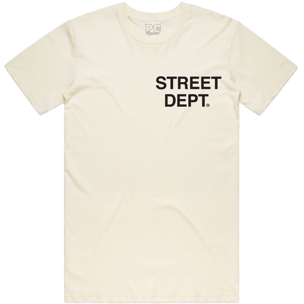 Pg Apparel Street Dept T-Shirt  - Cream