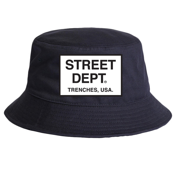 Pg Apparel Street Dept Bucket hat  - Navy Blue