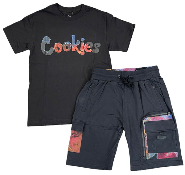 Black and sale red cookies shirt