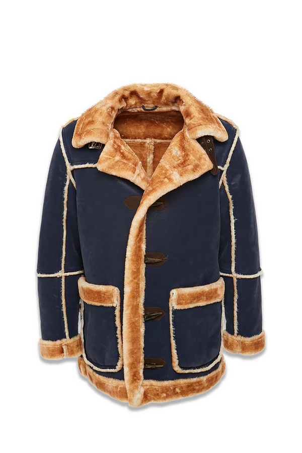 Jordan deals craig tuscany striped shearling jacket