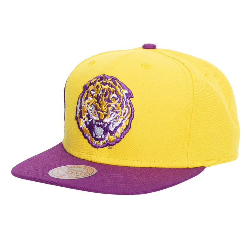 Mitchell & Ness Jumbotron Snapback Louisiana State University Snapback Hat ONE SIZE HATS by New Era | BLVD