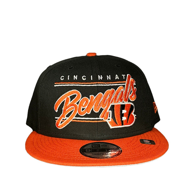 New Era Cincinnati Bengals Black and Orange Two Tone Edition 9Fifty  Snapback Hat