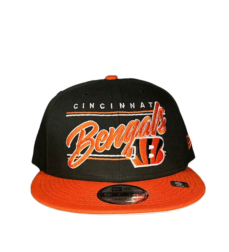 New Era Cincinnati Bengals Black Orange 9fifty Snapback – BLVD
